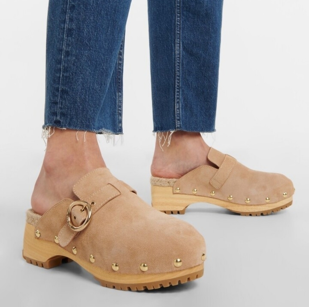 See By Chloé suede clogs size 35 BNWOB